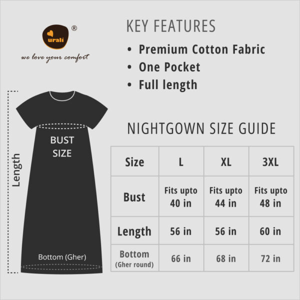 Nighty Urali 02 L XL 3XL Pocket 1